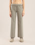 Reversible straight leg pants with contrasting colour